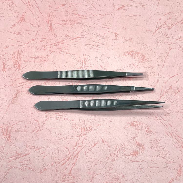 first aid stainless steel tweezers